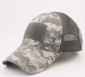 Tactical-Style Patch Hat with Adjustable Strap | Military-Style Hat | Unisex Hat