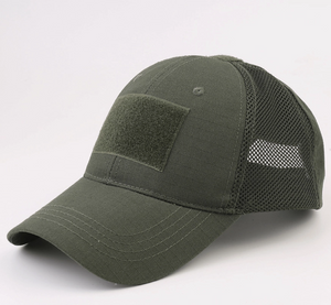 Tactical-Style Patch Hat with Adjustable Strap | Military-Style Hat | Unisex Hat