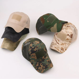 Tactical-Style Patch Hat with Adjustable Strap | Military-Style Hat | Unisex Hat