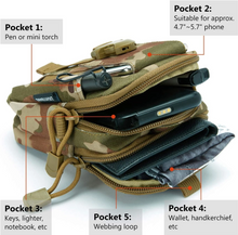 Load image into Gallery viewer, Tactical MOLLE Military Pouch Waist bag
