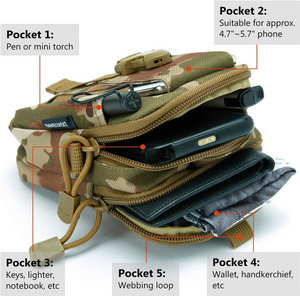 Tactical MOLLE Military Pouch Waist bag