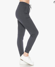 Load image into Gallery viewer, Charcoal Plus Size Joggers
