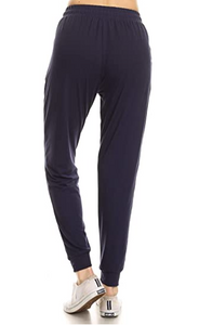 Navy Plus Size Joggers