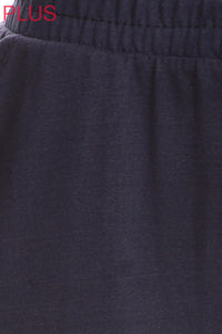 Navy Plus Size Joggers