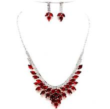 Load image into Gallery viewer, Marquise Stone Cloud Necklace &amp; Earring Set
