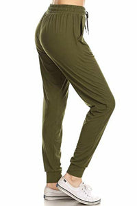 Olive Premium Plus Size Joggers