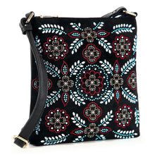 Load image into Gallery viewer, Colorful Rhinestone Pattern Crossbody Sling
