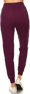 Wine Plus Size Premium Joggers