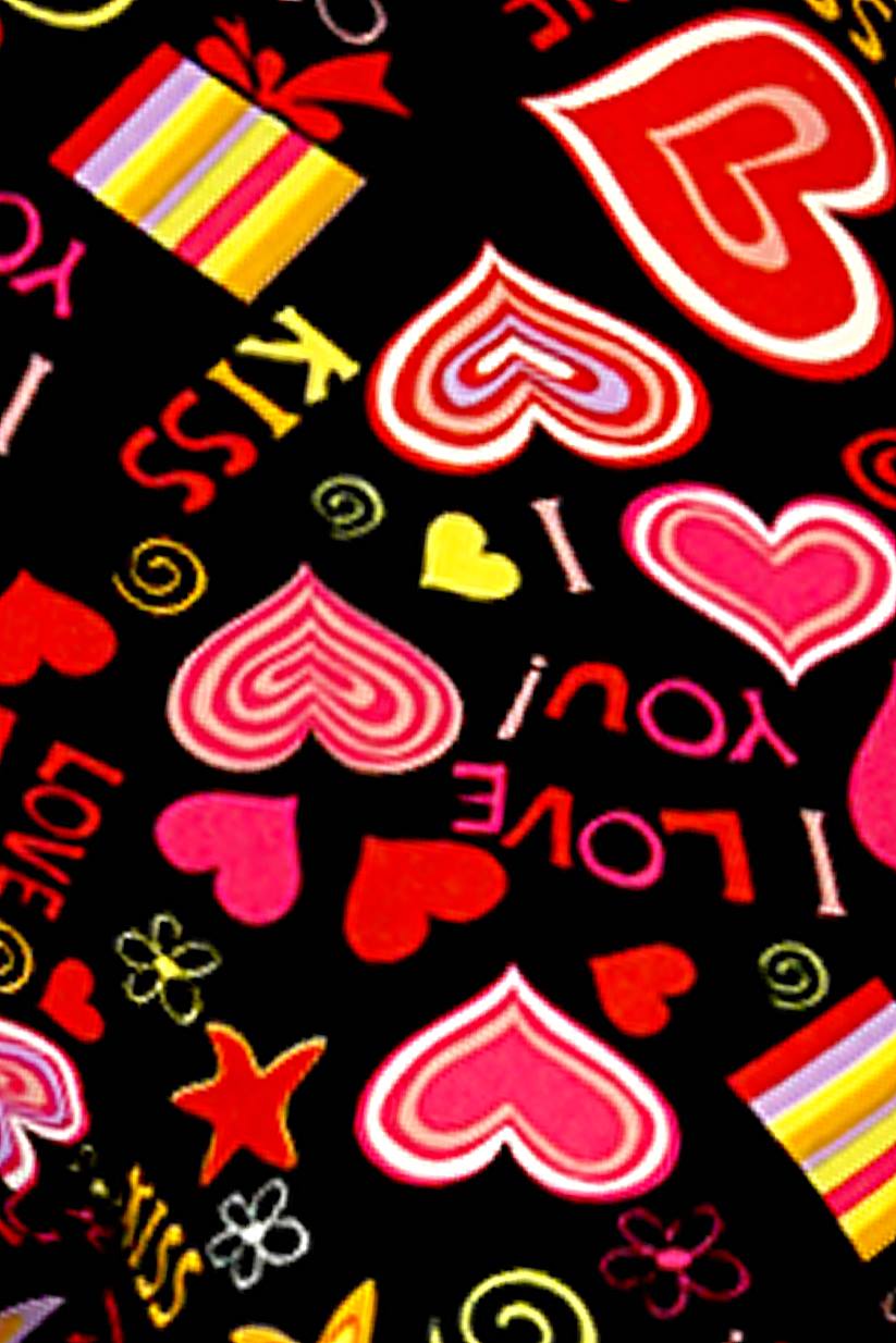 Symbols of Love Plus Size Valentine's Day Leggings – Polly's